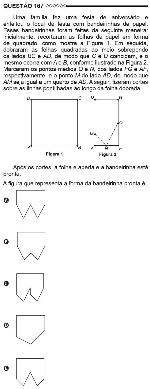 Triangulação de sinal/de antenas  Questão com revisão ENEM 